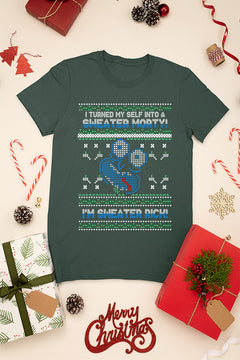 UGLY Dimensional Rick Christmas T-Shirt | Rick and Morty | Portal Adventures | Interdimensional