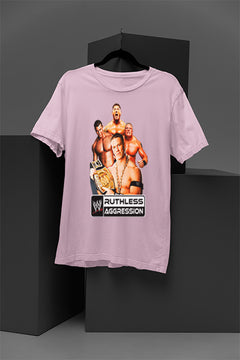 RUTHLESS AGGRESSION WWE T-Shirt | Attitude Era Wrestling Tee | WWE Superstar Fan