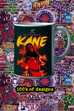 KANE 11oz Mug feat. WWE Kane | Wrestling Superstar | Collectible Memorabilia