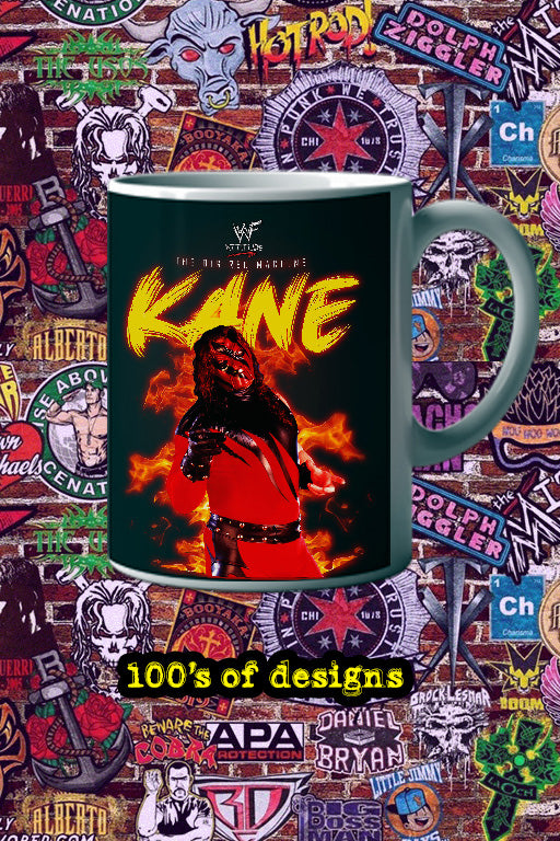 KANE 11oz Mug feat. WWE Kane | Wrestling Superstar | Collectible Memorabilia