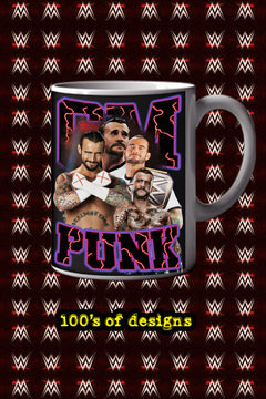 CM Punk 11oz Mug Featuring Pro Wrestling Star | WWE | Wrestling | Beverage Cup | Collectible Mug