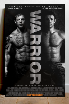 Warrior: Tom Hardy Premium Gloss Poster | Film Memorabilia | Cinematic Art | Warrior Design