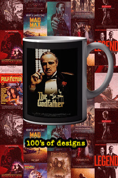 The Godfather 11oz Mug Al Pacino | Mafia Movie Collector's Gift | Film Memorabilia Design