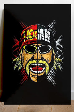 HULK HOGAN – Classic vs nWo 24x36 Inch Gloss Poster | Wrestling Icon Wall Art | Vintage WWF/WCW Tribute