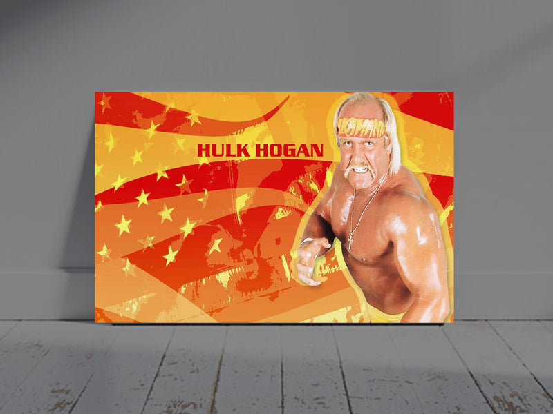 HULK HOGAN – The Immortal 24x36 Inch Gloss Poster | Wrestling Legend Wall Art | Vintage WWF Decor