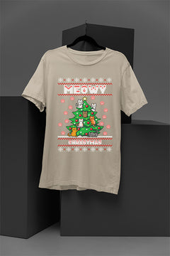 UGLY Meowy Christmas | Retro Ugly Design | Vintage Holiday Collection | Festive Feline Fashion