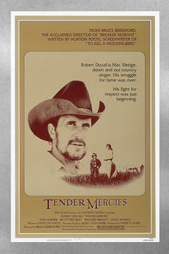 Tender Mercies Robert Duvall Gloss Poster | Vintage Movie Art | Retro Film Decor | Cinematic Wall Print | Classic Hollywood Poster | 80s Film Artwork | Collector's Gift