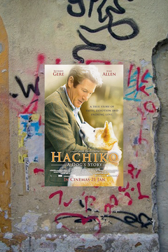 Hachiko Richard Gere Premium Gloss Poster | Film Memorabilia | Dog Lovers Gift | Unique Wall Art