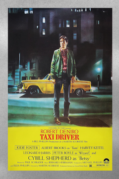 Taxi Driver Robert De Niro Poster | Classic Film Wall Art Print | Movie Collectible | Gloss Finish Art Decor