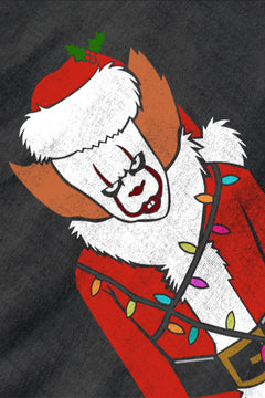 UGLY Yet Festive Pennywise from IT Christmas T-Shirt | Horror Clown | Stephen King | Red