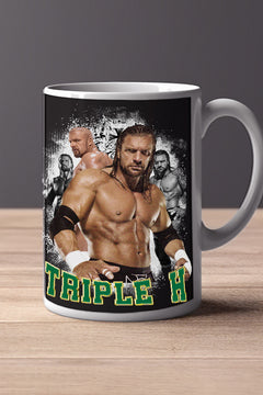 Triple H 11oz Mug | Pro Wrestling Icon | Exclusive Design for Fans | Collectible Cup for WWE Enthusiasts