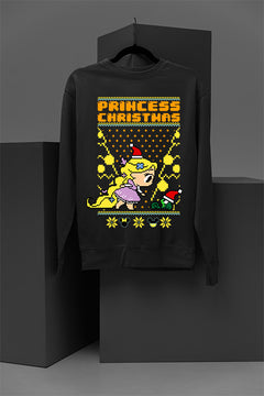 UGLY Christmas Princess | Retro Ugly Christmas Sweater | Vintage Christmas Princess Sweatshirt | Nost