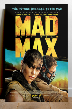 Mad Max: Tom Hardy | Premium Gloss Poster | Film Memorabilia | Movie Room Decor | Mad Max Design