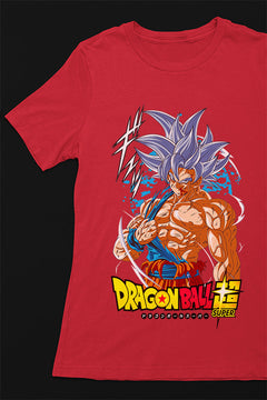 "Goku Super Saiyan Power Unleashed | Dragon Ball Z Anime Tee | Epic Saiyan Battle