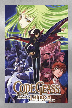 Code Geass Lelouch Rebellion Premium Gloss Poster | Anime TV Show Print | Code Geass Design Wall Art | Graphics Poster for Fans of the Show