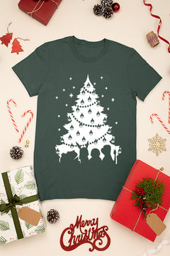 UGLY Pokemon Christmas Tree Design | Festive Christmas Tee | Pikachu Holiday Cheer | Retro Nintendo Christmas Shirt