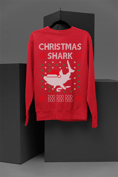 UGLY Christmas Shark: Jaws of Festive Fun | Killer Claus Collection | Holiday Havoc Sweat