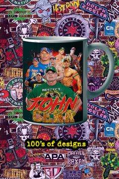 JOHN CENA 11oz Mug | Pro Wrestling Legend Photo | Collectible Gift Idea | Gift for Wrestling Fans | Ceramic Cup with Cool Design