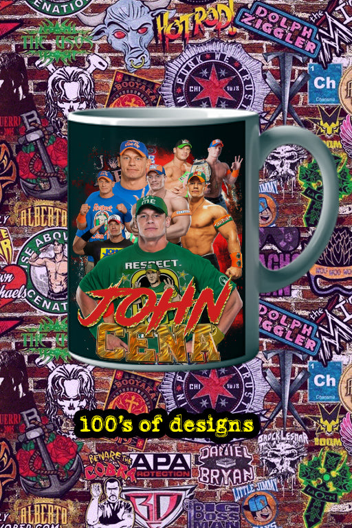 JOHN CENA 11oz Mug | Pro Wrestling Legend Photo | Collectible Gift Idea | Gift for Wrestling Fans | Ceramic Cup with Cool Design