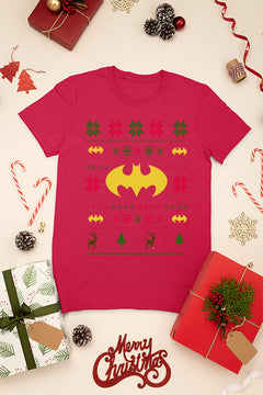 KIDS UGLY: Batman's Retro Gotham Christmas | Kids Christmas Ugly Sweater | Vintage