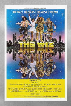The Wiz Diana Ross Michael Jackson Glossy Poster | Film Wall Art | Retro Movie Decor | Broadway Musical Print | Vintage Film Poster | The Wiz Artwork | Iconic Movie Collectible | 70s Cinema Gift
