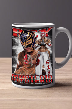 Rey Mysterio 11oz Mug | Pro Wrestling Legend Rey Mysterio Image Cup