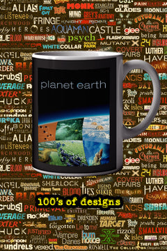 Planet Earth 11oz Mug | Documentary Series David Attenborough Design