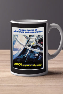 2001 A Space Odyssey 11oz Mug Featuring Keir Dullea | Film Memorabilia Design