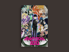 Mob Psycho 100 Canvas Print - Shigeo Kageyama | Reigen Arataka | Anime Fan Art | Wall Decor