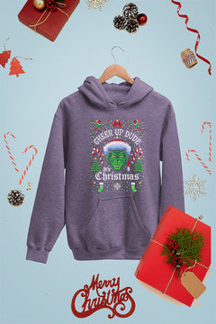 KIDS UGLY Grinch with Motto "Cheer Up Dude" Christmas Hoodie