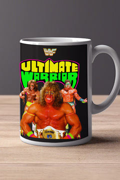 ULTIMATE WARRIOR 11oz Mug | Pro Wrestling | Collector's Item | Retro Design