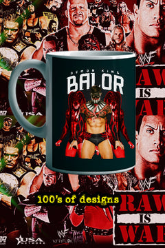 DEMON KING BALOR 11oz Mug | WWE Finn Balor | Wrestling Fan Gift | Collectible Memorabilia