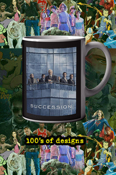 Succession 11oz Mug | TV Show Succession Design | Lead Actor's Name Mug