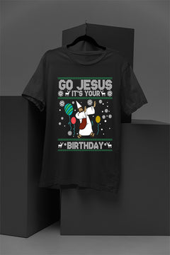 UGLY "Holy Night" Jesus Birthday Christmas T-shirt | Retro | Nativity Scene | Bethlehem |