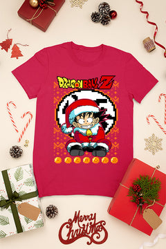 KIDS UGLY Dragon Ball Z Goku Christmas T-Shirt | Kids Christmas Ugly Design | Dragon