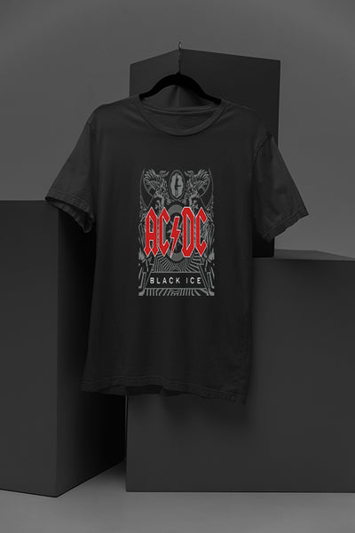 ACDC Black Ice | Vintage Rock Band Tee | Classic ACDC Merch | Retro Rocker Shirt | Iconic Band T-Shirt | 80s Rock Fashion | Vintage Concert Tee | ACDC Black Ice Inspired Design | Rock Band Fan Apparel