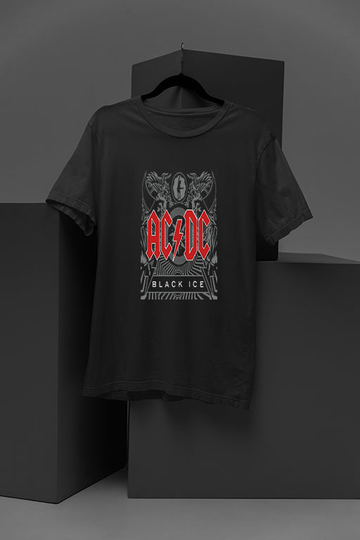 ACDC Black Ice | Vintage Rock Band Tee | Classic ACDC Merch | Retro Rocker Shirt | Iconic Band T-Shirt | 80s Rock Fashion | Vintage Concert Tee | ACDC Black Ice Inspired Design | Rock Band Fan Apparel
