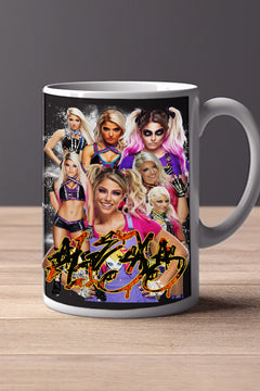 Alexa Bliss 11oz Mug | Pro Wrestling | WWE Diva | Fan Merchandise | Ceramic Cup | Wrestling Gift