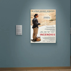 Incendies Canvas Print | War Drama Film | Denis Villeneuve | Middle East | Family Secrets | Intense Mystery | Large Wall Art.