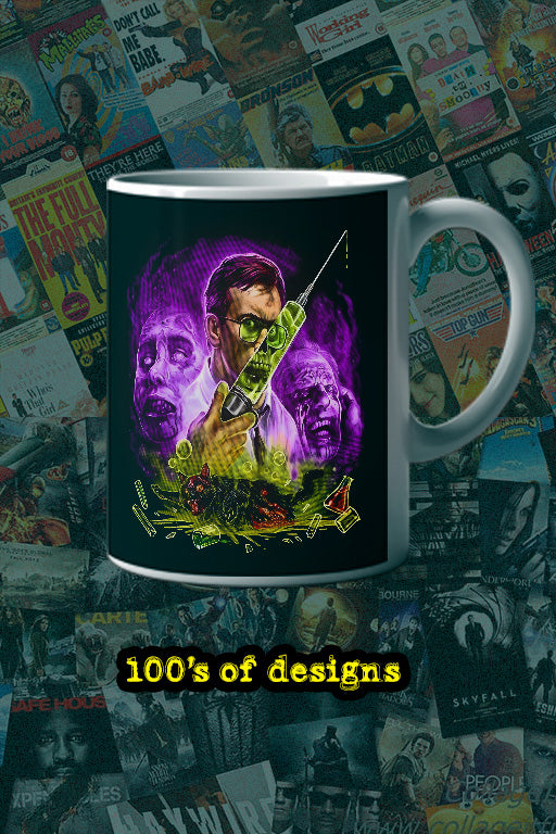Halloween Re-Animator 11oz Mug | Horror Film | Re-Animator Design | Coffee Cup | Creepy Merchandise