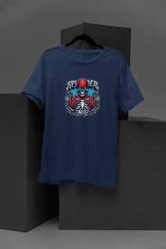 "Marvel-inspired | Spectacular Spiderman Skull Suit T-shirt | Graphic Tee for Superhero Fans"