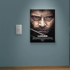 Logan Canvas Print Hugh Jackman Wolverine X-Men Movie Poster Photo Wall Art Decor - Film Memorabilia | Vintage Style | Fan Gift