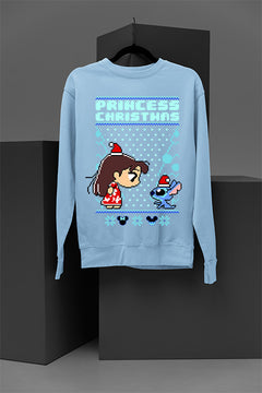 UGLY Lilo and Stitch Christmas Chaos | Vintage Ugly Designs | Festive Stitch Holiday Sweatshirt