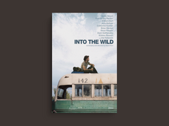 Into the Wild Canvas Print - Emile Hirsch | Film Poster Design | Chris McCandless | Adventure Movie Art | Wanderlust Wall Decor