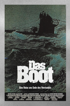 Das Boot Jurgen Prochnow Gloss Poster | TV Show Art Print | Vintage Submarine Design | Nautical Decor Home Wall Art