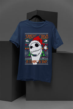 UGLY Nightmare Before Christmas Sandy Claws Jack | Vintage Christmas Ugly Design | Retro Holiday Apparel |