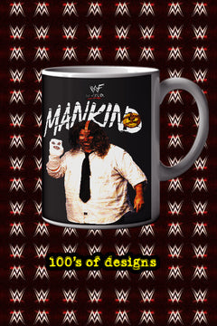 MANKIND 11oz Mug | Pro Wrestling Chaos | Hardcore Legend Finn Balor | Unique Gift Idea