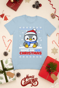 KIDS UGLY: Penguin Parade | Have an Ice Christmas | Kids Christmas Ugly Design |