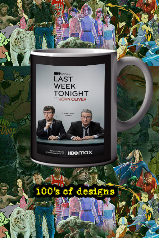 Last Week Tonight with John Oliver 11oz Mug | TV Show Poster Design | John Oliver