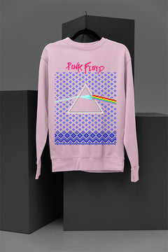 UGLY Psychedelic Christmas Floyd Sweatshirt | Vintage Rock Band Xmas Apparel | 70s